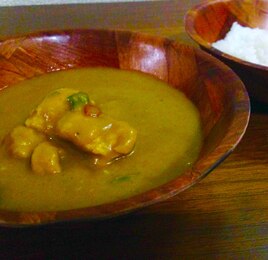 かぼちゃのチキンカレー